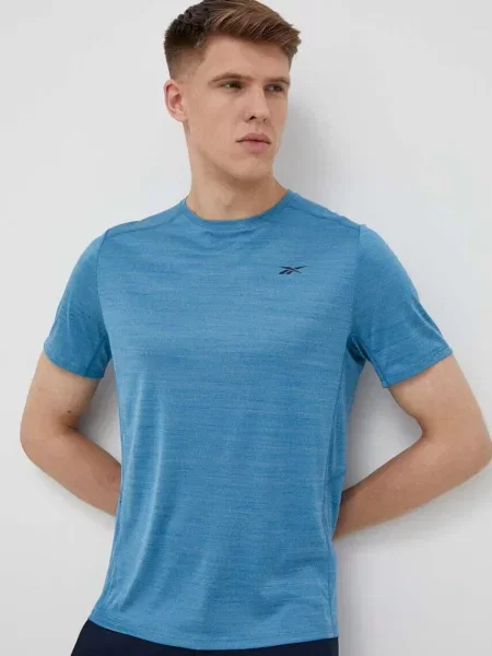Tricou Reebok melange albastru