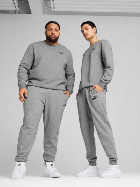 Спортивные штаны Puma с лого серые