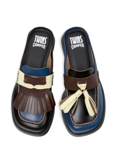 Papuci tip mules Camper negru