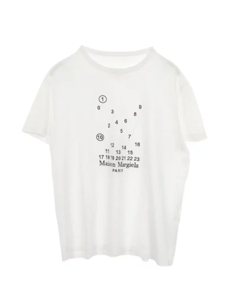 Tricou Maison Margiela cu imagine alb
