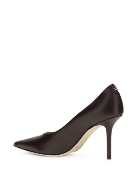 Pantofi cu toc Jimmy Choo din piele maro
