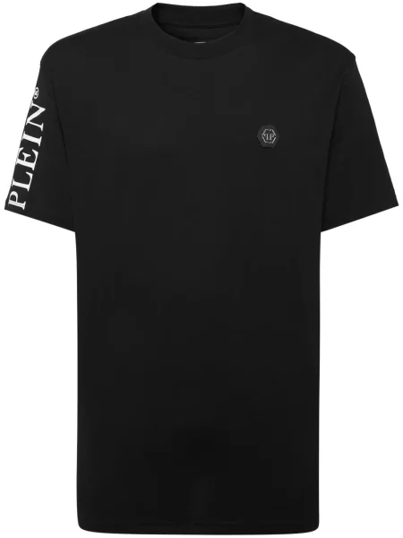 Tricou Philipp Plein cu autograf negru