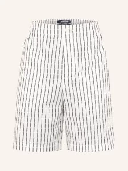 Jacquemus Spodenki Le Short Calecon grau białe