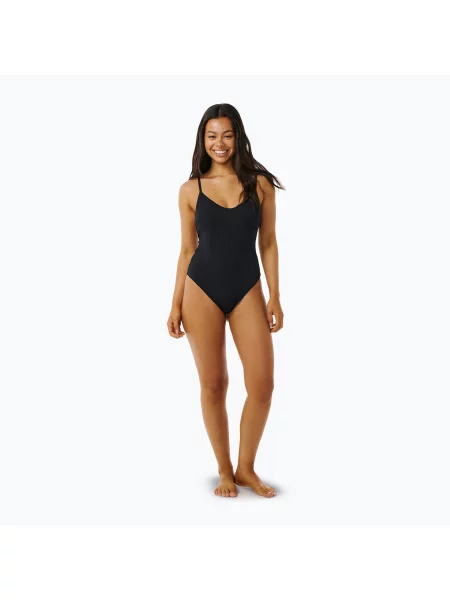 Strój kąpielowy jednoczęściowy Rip Curl Premium Cheeky czarny