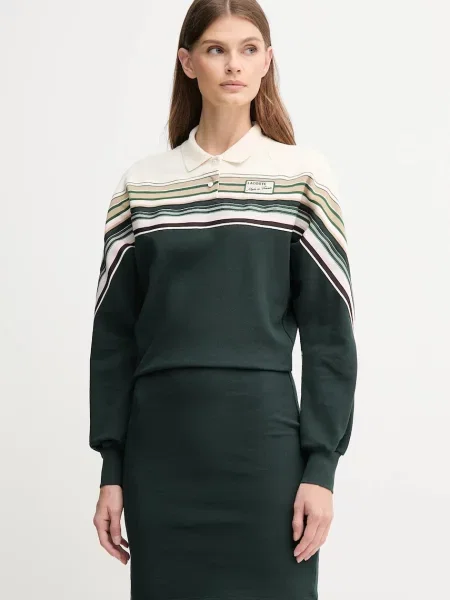 Lacoste rochie mini evazați verde
