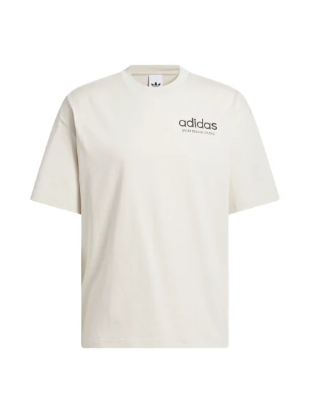 ADIDAS ORIGINALS Tricou Sport Design GFX crem negru