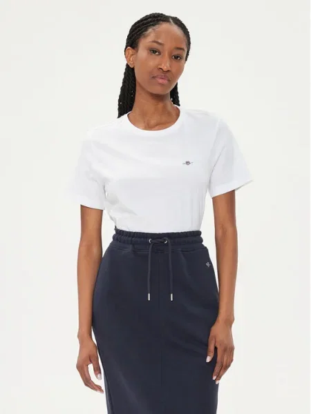 Gant Tricou Shield alb