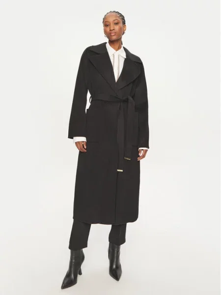 Volneni plašč MICHAEL Michael Kors črna