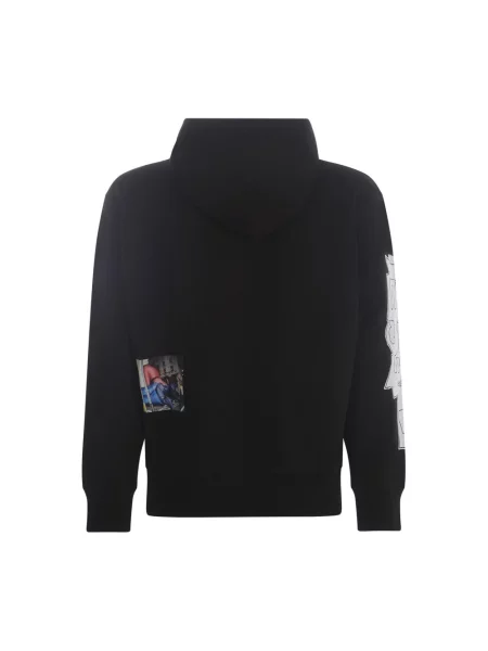 Bluza z kapturem Diesel czarna