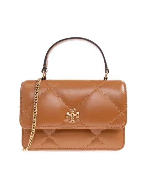 Mała mały torebka skórzana Tory Burch brązowa