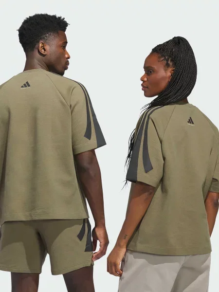 Футболка Adidas зеленая