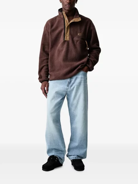 Fleece πουλόβερ Columbia Sportswear καφέ