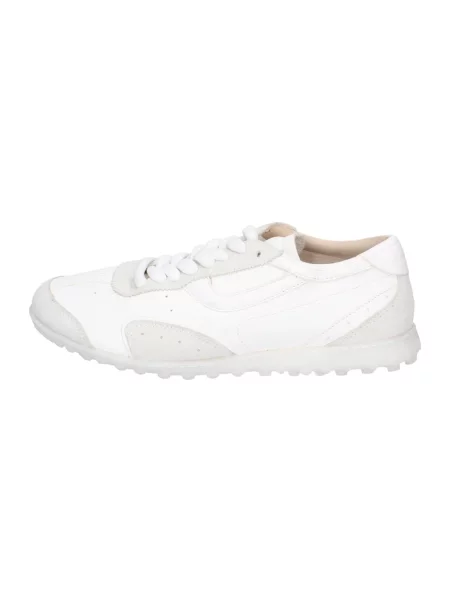Sneakersy Moma skórzane białe
