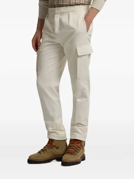 Pantaloni cargo Ralph Lauren Purple Label plisate violet