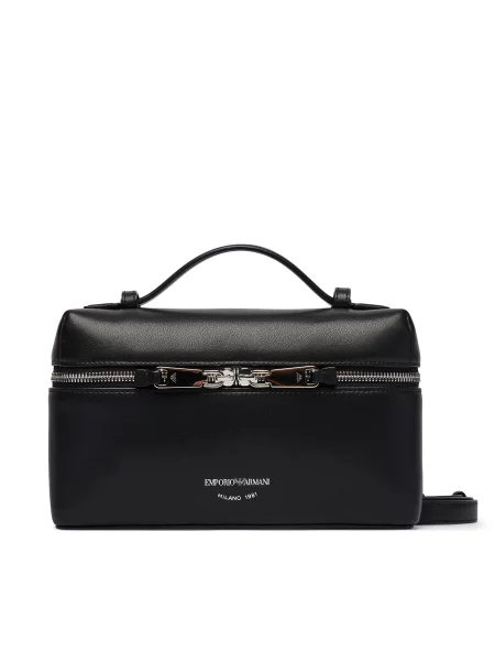 Emporio Armani női bőr keresztpántos táska fekete
