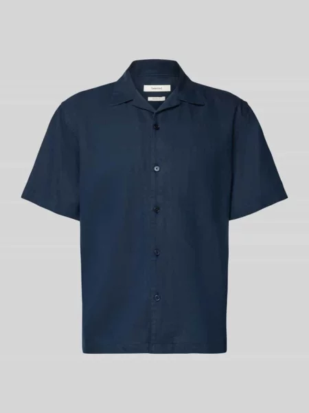 Koszula casual o kroju relaxed fit z mieszanki lnu i bawełny model RLXCLAY' Selected Homme