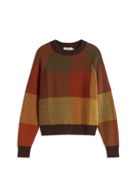 Thinking MU Pulover Nur maro / muștar / oliv galben