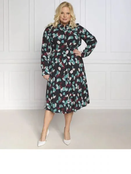 Persona by Marina Rinaldi Rochie DORA Plus size negru