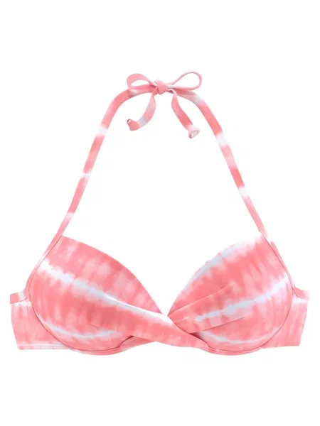 S.Oliver Sutien costum de baie roz alb