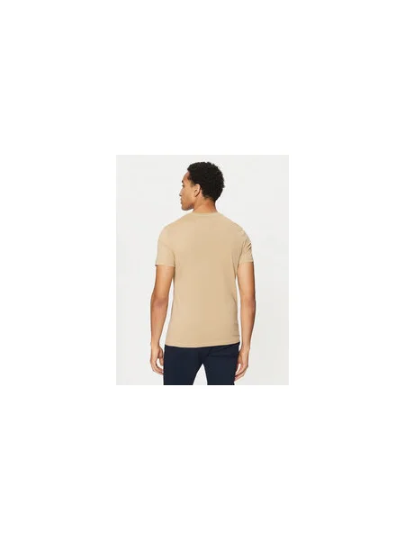 Tommy Jeans Póló Jaspe Slim Fit bézs