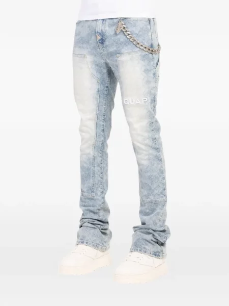 Džíny Guapi s aplikacemi modré