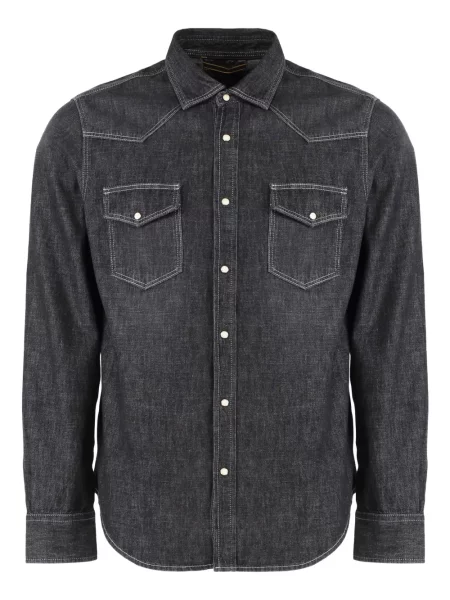 Риза Moorer синьо