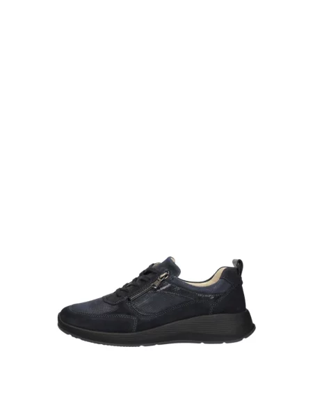 Sneakersy Waldläufer skórzane niebieskie