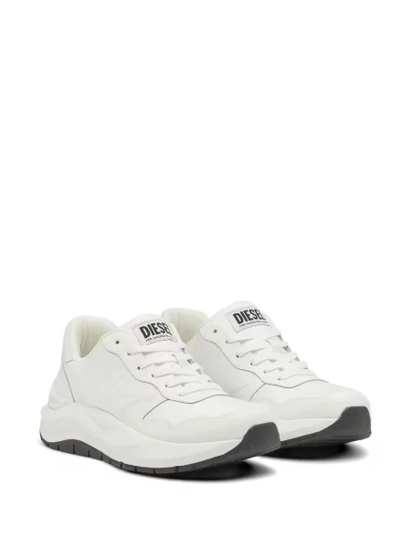 Fűzős csipkés sneaker Diesel fehér