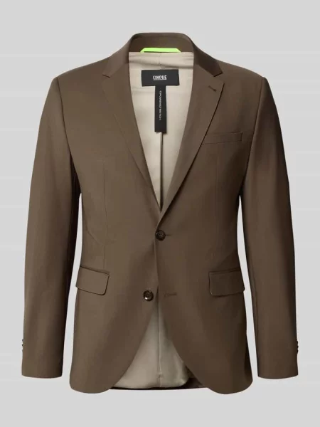 Marynarka na dwa o kroju slim fit z z patką model ‘Monopoli’ Cinque