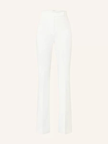 Max Mara Spodnie Z Materiału Typu Marlene Cecina weiss białe