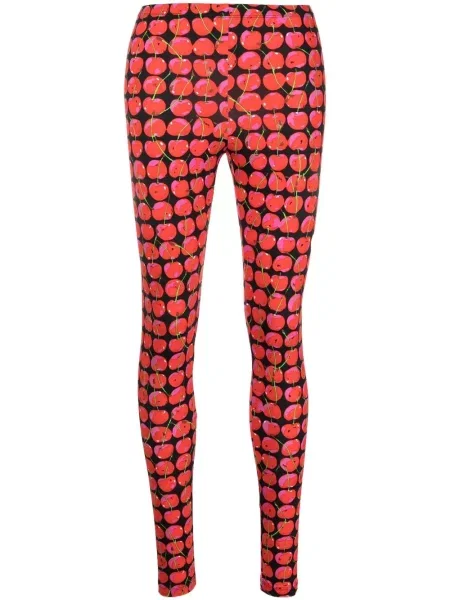 Leggings La Doublej cu imagine negru