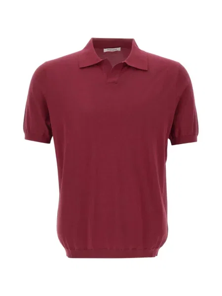 Tricou Kangra cu decolteu în V roșu