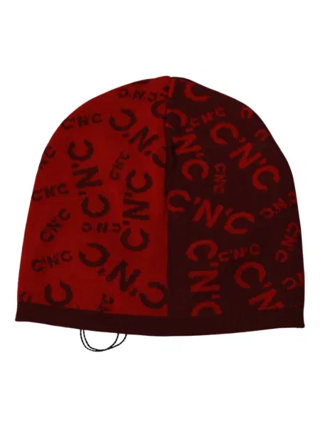 Czapka Costume National wełniana czerwona