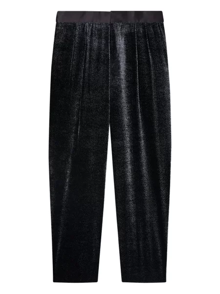 Pantaloni Giorgio Armani plisate negru