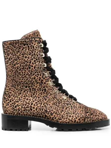 Cizme scurte Stuart Weitzman cu imagine maro