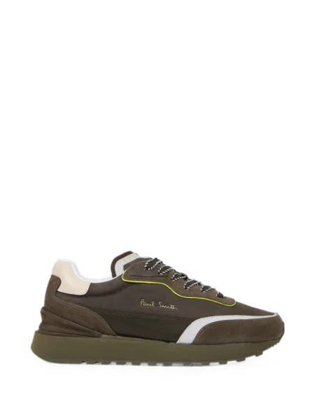 Sneakerși Paul Smith din piele maro