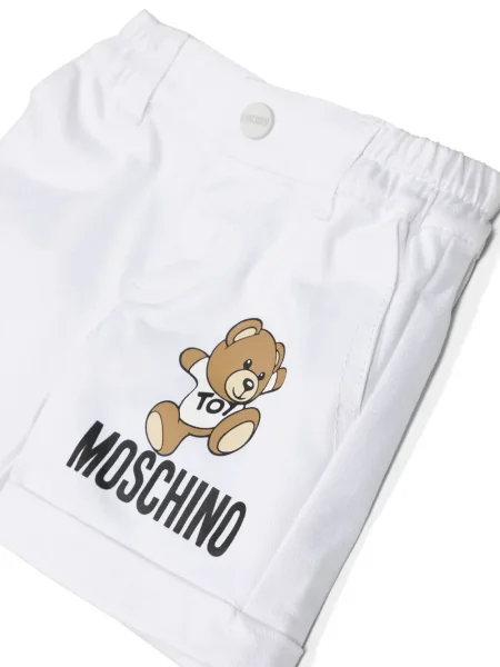 Сhinosy dziecięce Moschino białe