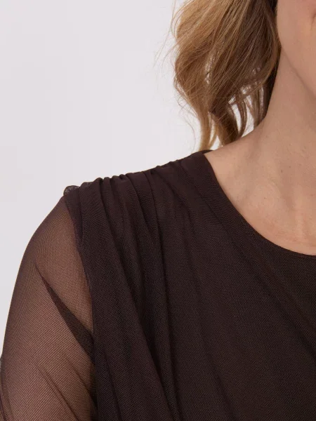 Bluza Italy Moda smeđa