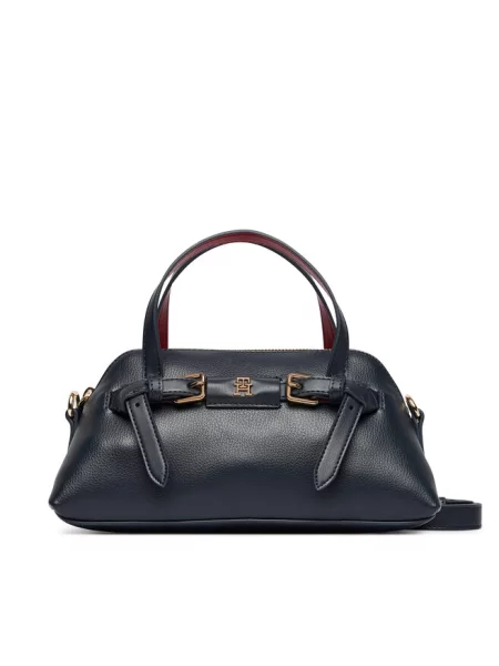 Tommy Hilfiger Torebka Th Buckle Mini Tote granatowy