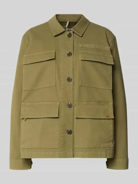 Kurtka z z patką i detalem z logo Camel Active