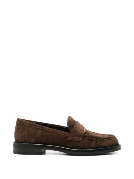 Chiloți Bruno Premi din piele de căprioară slip-on maro