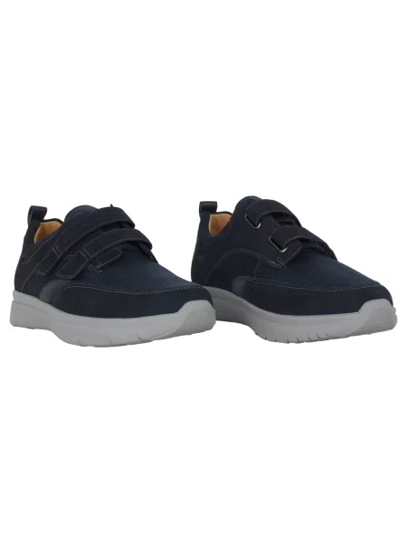 Sneakersy Ganter na rzep niebieskie