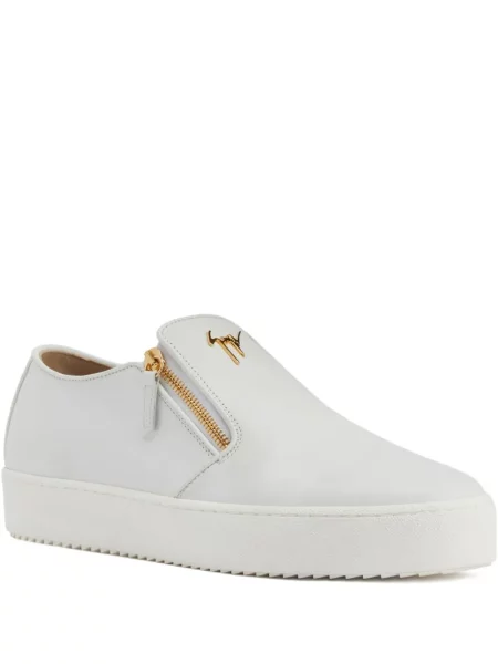 Sneakerși Giuseppe Zanotti din piele alb