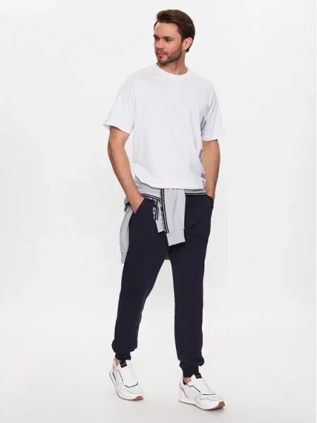 Kalhoty jogger Guess modré