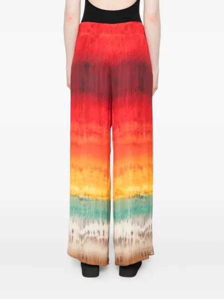 Pantaloni Alice + Olivia plisate roșu