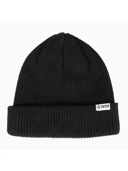 Olcsóbban. Union Low Cuff Beanie téli sapka. Méret: OS fekete