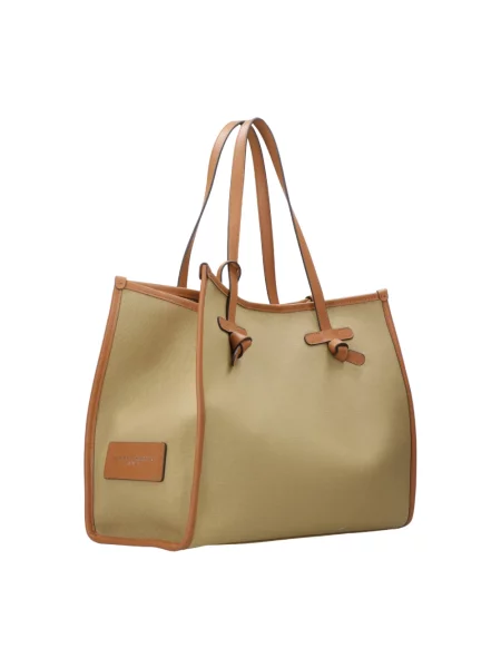 Shopperka Gianni Chiarini skórzana zielona