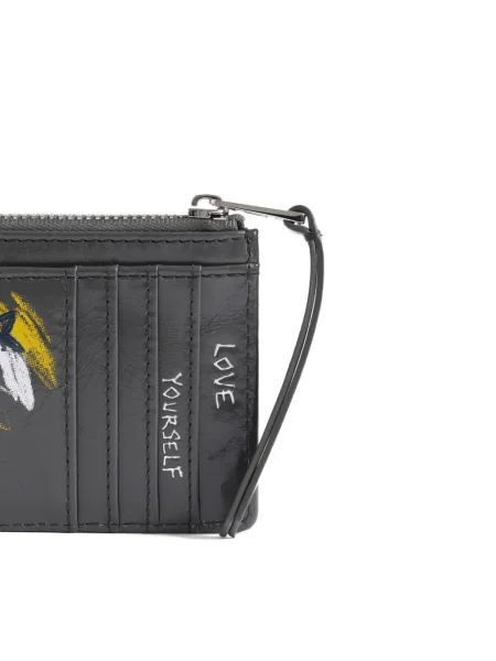 Портмоне Zadig&voltaire с принт сиво