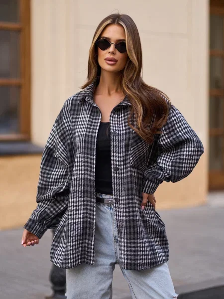 Вовняна Сорочка ISSA Plus чорний