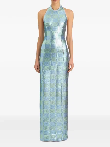 Rochie maxi Markarian cu paiete albastru